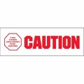 Perfectpitch 2 in. x 110 yards - Caution - If Seal is Broke Pre-Printed Carton Sealing Tape - Red & White , 6PK PE3344860